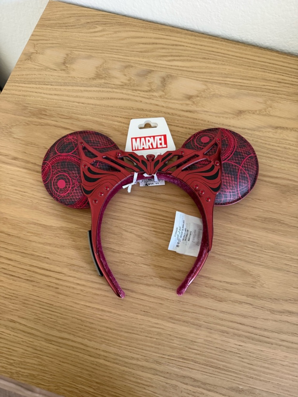 Disney Parks Marvel Scarlet Witch Loungefly Mickey Mouse Ear Headband - Picture 3 of 9